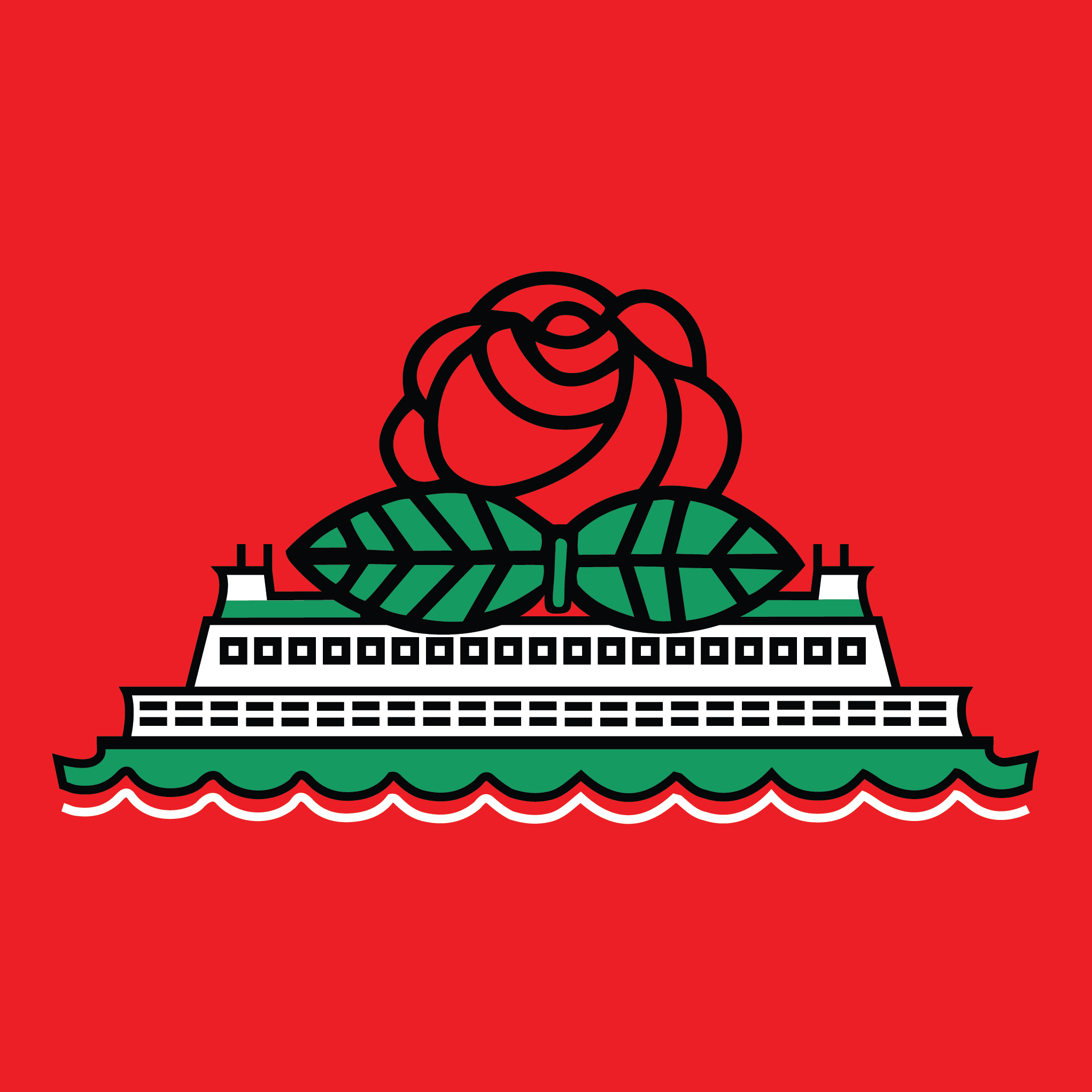 West Sound Chapter of Democratic Socialists of America logo